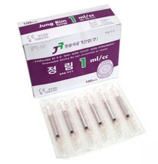 정림)일회용주사기(Disposable Syringe) 1cc/26G*13mm