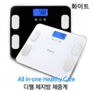 디웰)체지방 체중계/블랙, 화이트