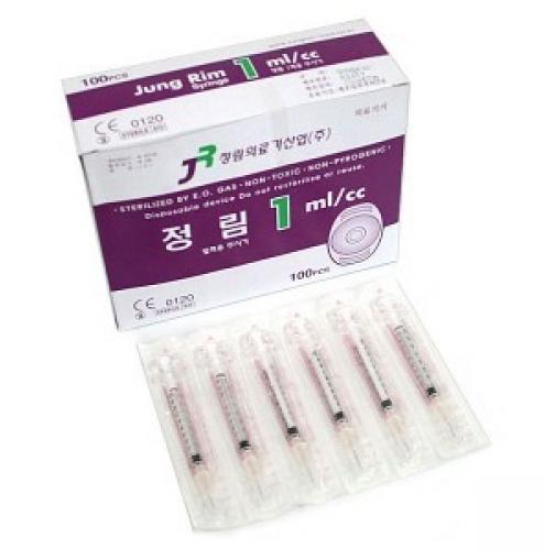 정림)백신용주사기(Disposable Vaccine Syringe) 1cc/23G*24mm